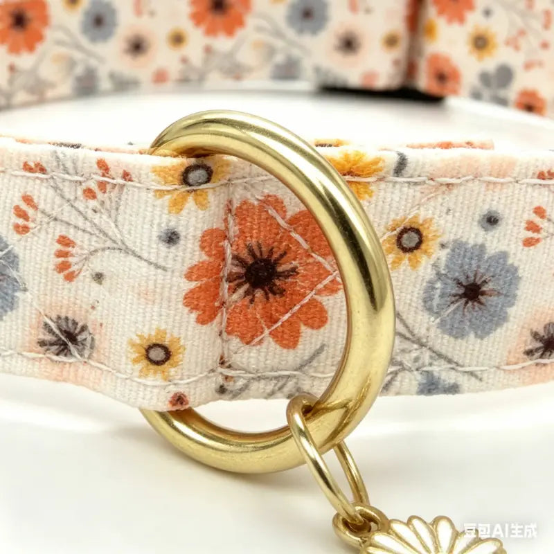 Stylish Printed Dog Collar with Durable and Versatile Design, Adjustable for Comfort, Ideal for Puppies and Adult Dogs