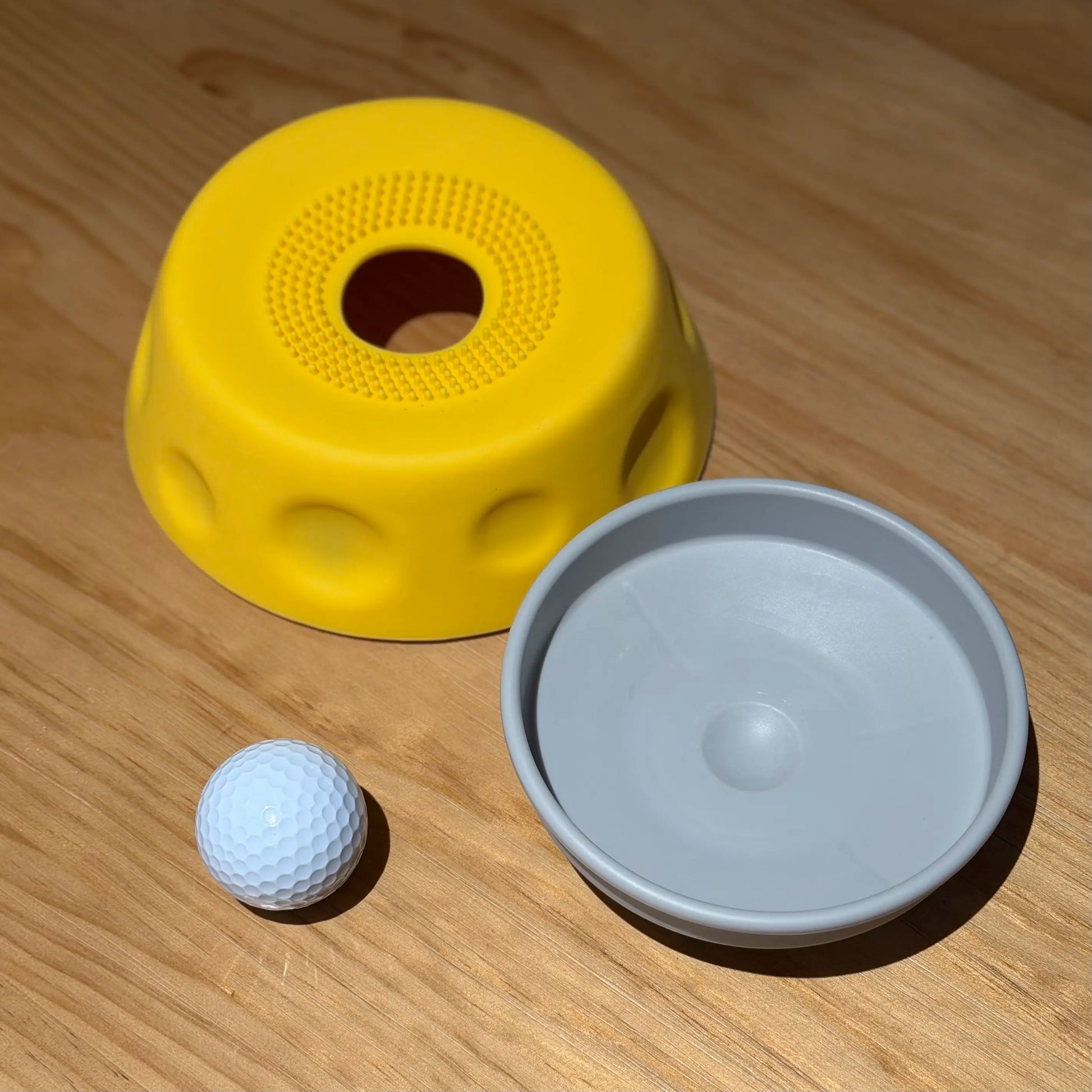 Professional Dog Slow Feeder Bowl with Rolling Ball and Liquid Treat Lick Bowl - 2-in-1 Enrichment Feeder with Suction Cups